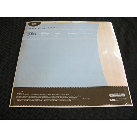 Creative Memories Kit- Romance Wedding, 12 X 12 - Picture 1 of 4